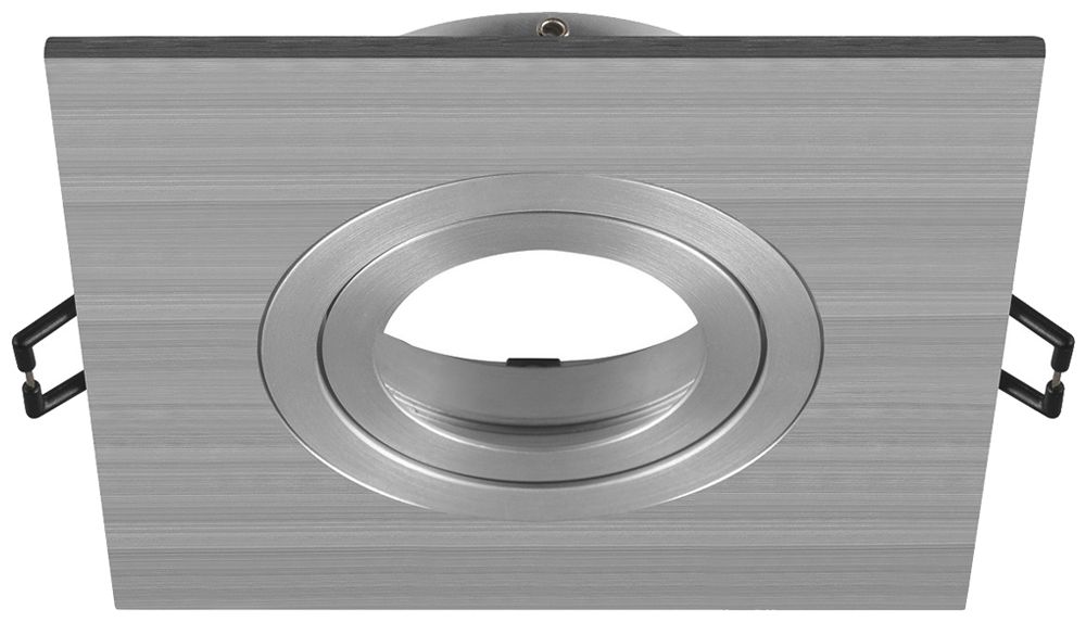Einbaurahmen SLV NEW TRIA 75 Aluminium 110×110×26mm Silber