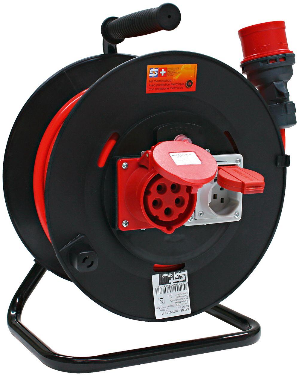 Kabelrolle KU 25m 5×1.5mm² Bauflex CEE16, T25