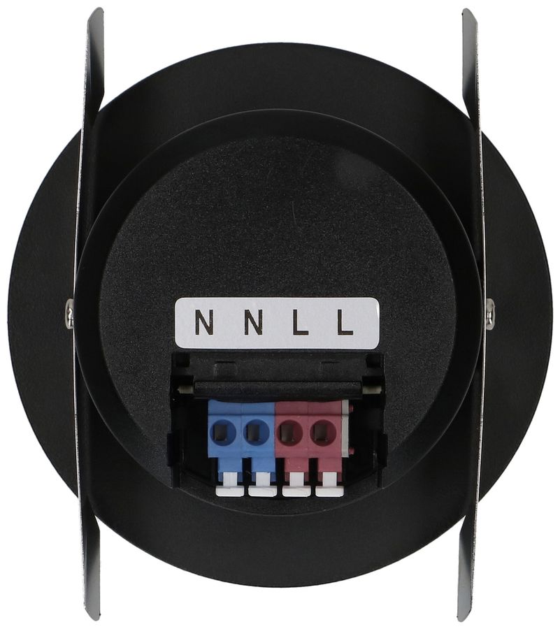 Spot LED INS MH WOODY 1×5.7W 660lm 3000K IP44 WB REG Ø65…76mm nero