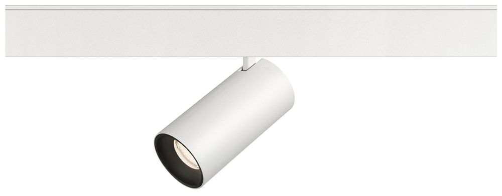 Spot LED SLV NUMINOS S 1×16W 1280lm 940 20° DALI 48V AD Ø60mm blanc/noir