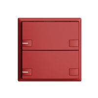 Poussoir ENC KNX 2× EDIZIOdue colore berry RGB avec LED