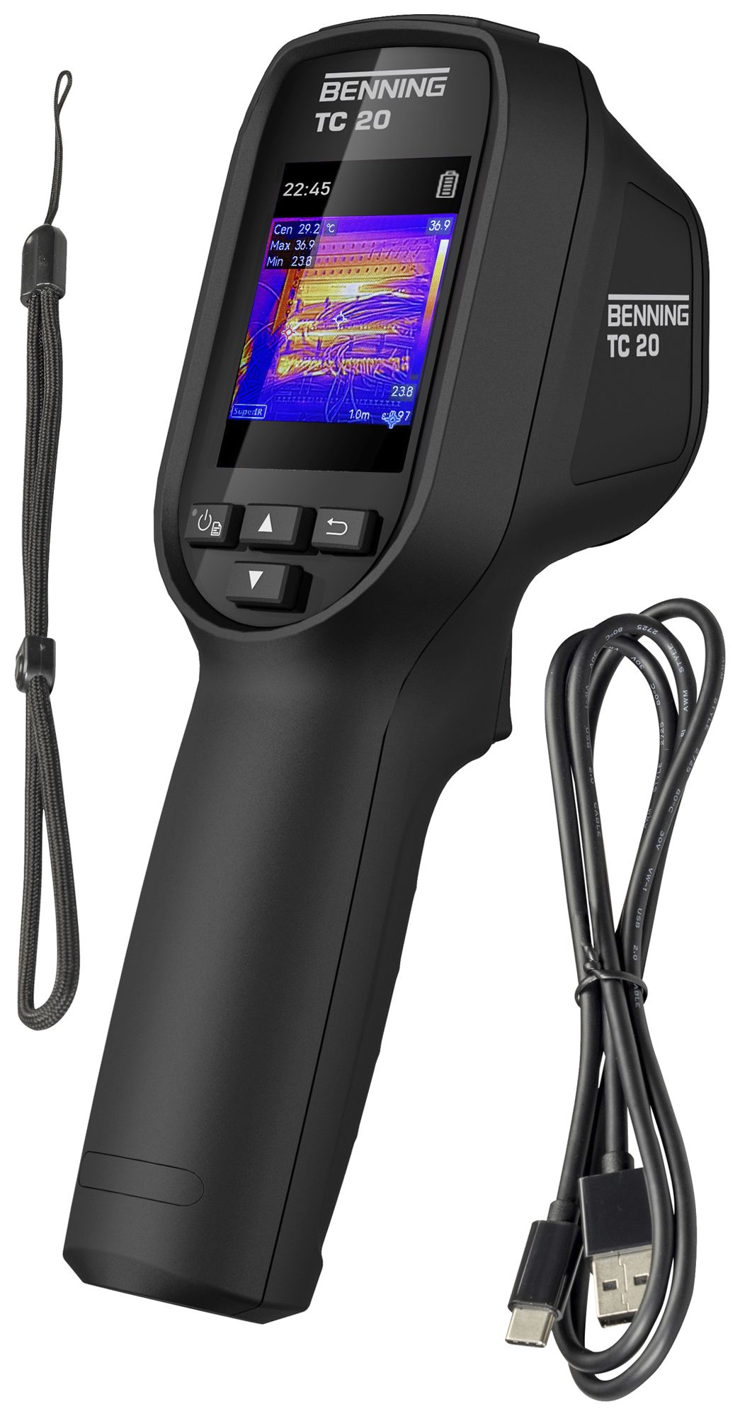 Termocamera Benning TC 20 25Hz 2.4" 96×96 50mK IP54