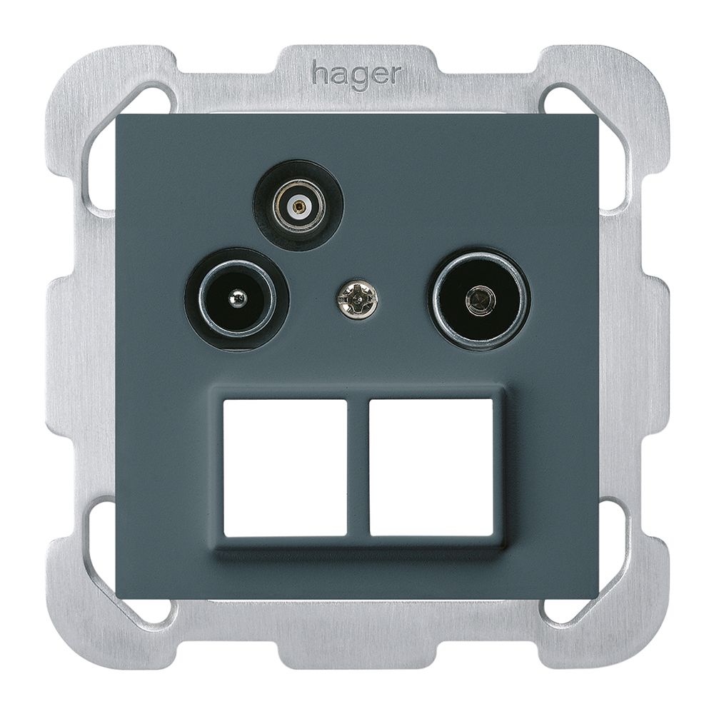 UP-Antennendose R/TV-Daten kallysto HMS B 2GHz 4dB anthrazit