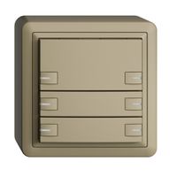 AP-KNX-Taster RGB EDUE, 250mW, m.RGB-LED, 6×Taste, 1×Tastenb., sa