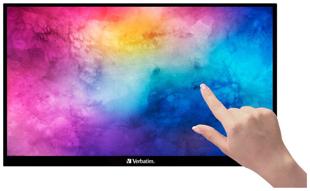 Écran Verbatim PMT-15 15.6" IPS FHD 1920×1080px écran tactile noir