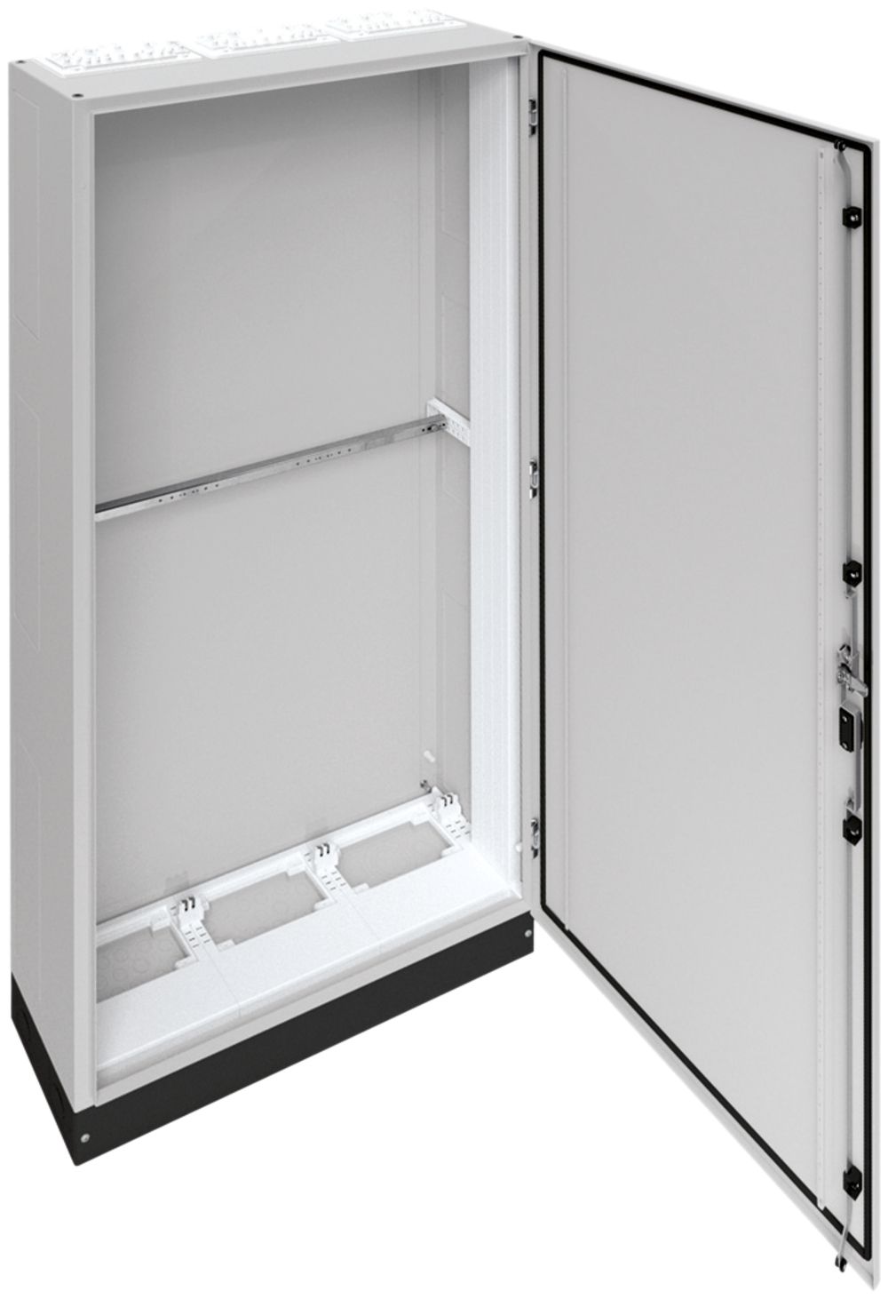 Armoire Hager univers CP I 1850×550×275mm avec socle 100mm IP55