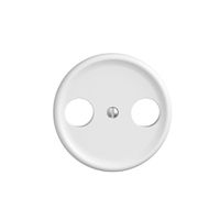 Frontplatte STANDARDdue weiss für R/TV