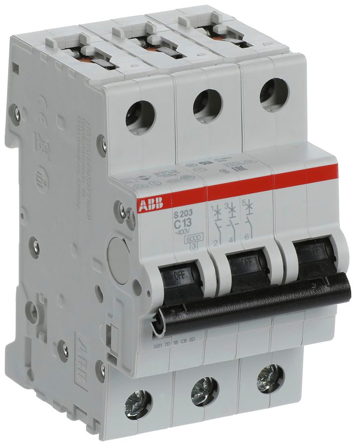 Disjoncteur ABB S203-C13 13A C 6kA