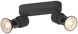 Spot SLV PURI 2.0 Basic CW GU10 2×6W REG 150×42×96mm nero