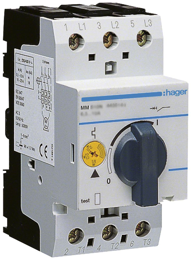Motorschutzschalter Hager, Grösse 1, 25…32 A