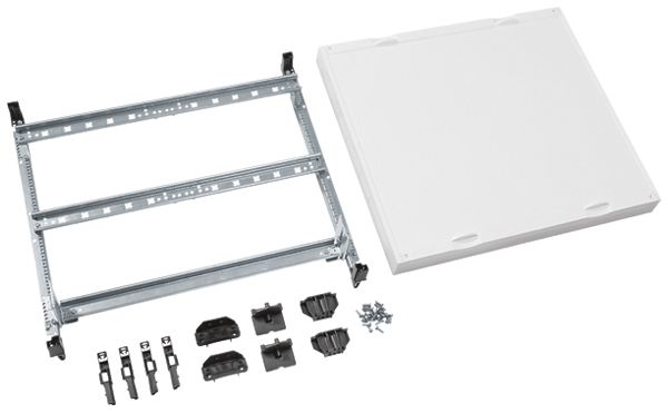 Kit modulaire Hager Univers N 2 rails DIN 150×500×450mm 125mm