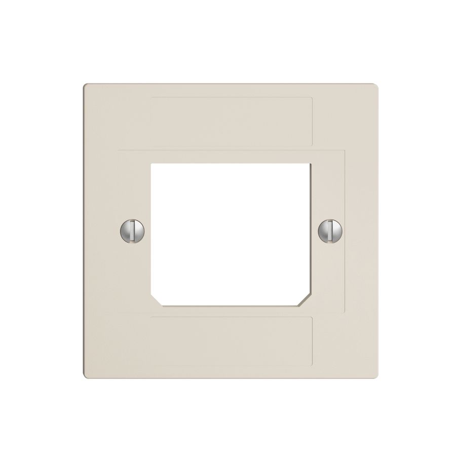 Frontplatte ITplus ADSL EDIZIOdue crema, 3×RJ/1×T+T