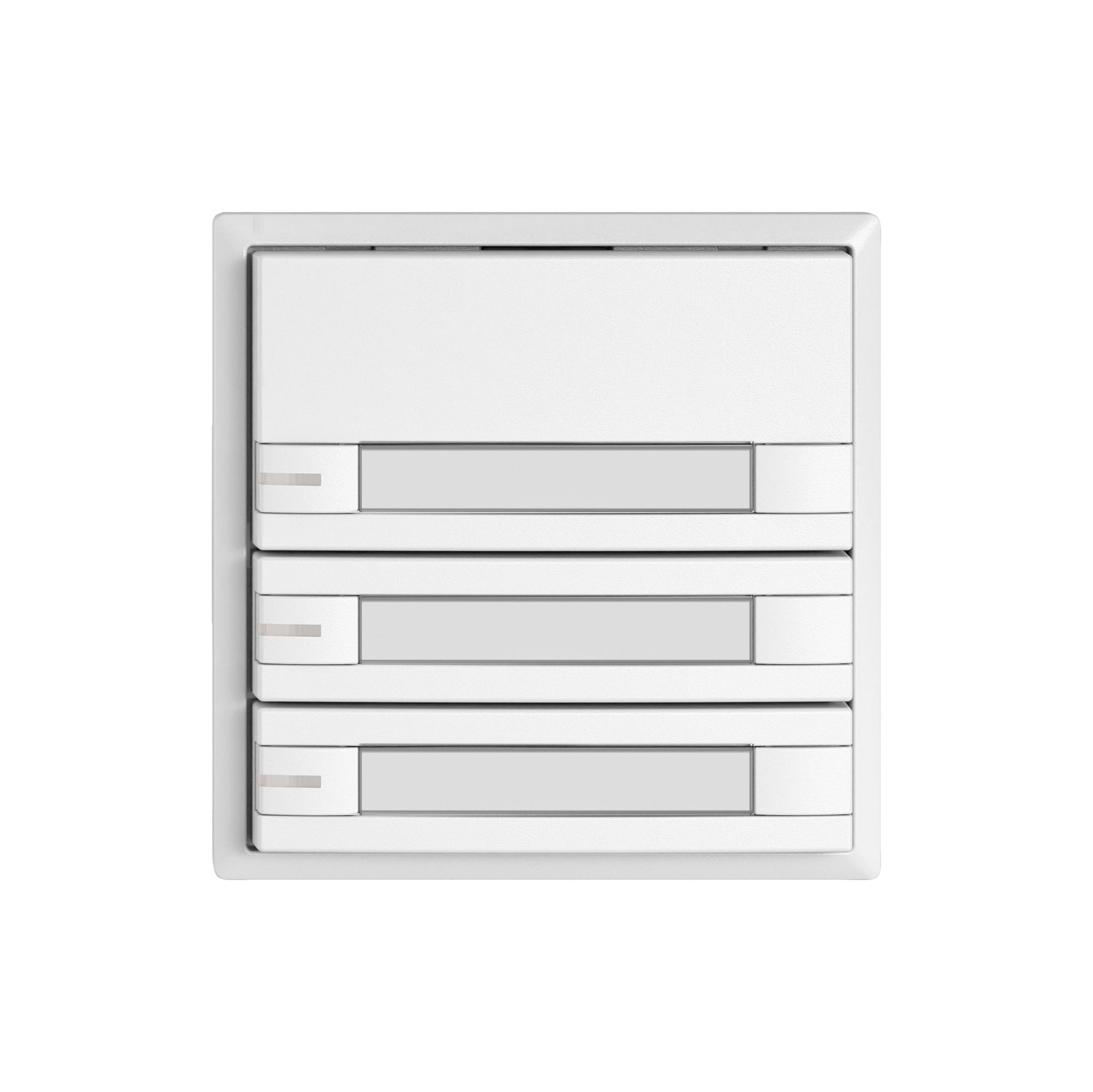 Universaltaster EDIZIO.liv UNI SNAPFIX® m.LED RGB 3× 2-Tbed.Pap.ws