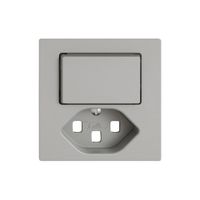 Kit de montage EDIZIO.liv SNAPFIX® p.combi.T23 a.1 bouton n.lum.grc