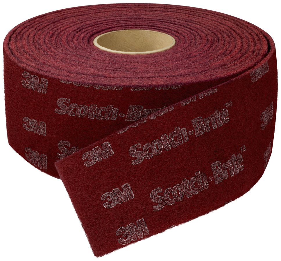 Rouleau non-tissé 3M Scotch-Brite 7447 100×10000mm oxyde d'alu (A) P360 (VFN)