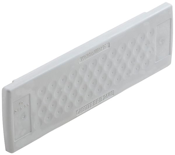 Plaque passe-câbles WM CABTITE EP B 24/48 142×44×12mm TPE gris