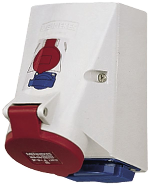 Prise AP + prise boîtier double TwinContact 3LNPE 32A