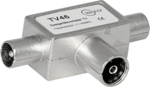 R/TV T-Stück m-m-f Telanor Entkoppl. 26dB, Durchg. 4dB