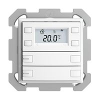 Pulsante RTH INC KNX 2×EDIZIOdue FM bianco, con LED RGB