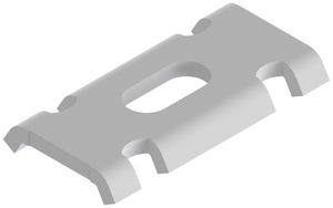 Klemmstück 40×21 mm Lanz ohne Schraube verzinkt