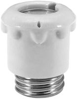 Testa per fusibile speziale KII E27 bianco con foro di controllo