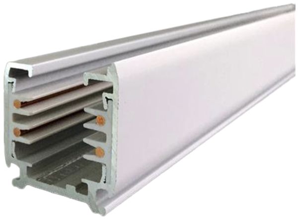 3-Phasen-Stromschiene DOTLUX, 3000mm, weiss matt