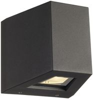LED-Wandleuchte SLV OUT Beam up/Flood down, 18W 1400lm 3000K IP44 anthrazit