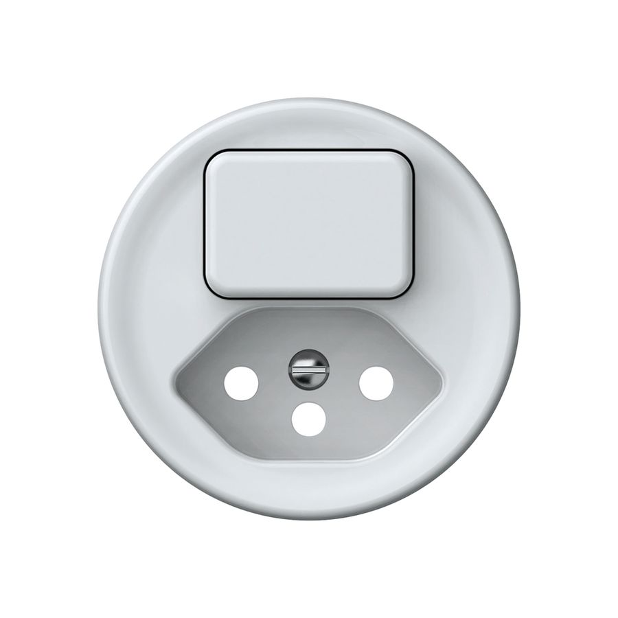 Frontset origin kombination Druckknopf + T13 60×60mm ws