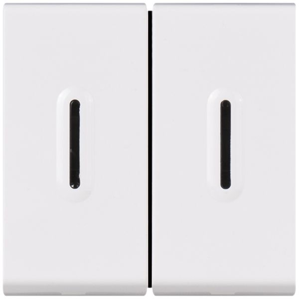 EB-Leuchtwippschalter MOS weiss 1/3+3/1L mit LED Kontroll