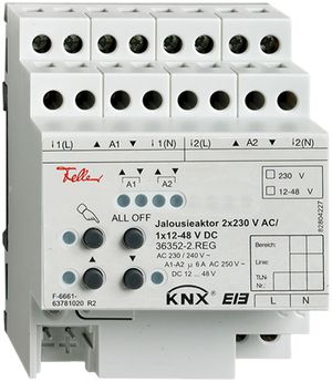 Actionneur de jalousie AMD FH 2-fois, 230VAC, 36352-2.REG