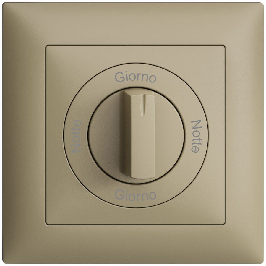 Frontset Notte-Giorno-Notte-Giorno EDIZIOdue 88×88mm sand