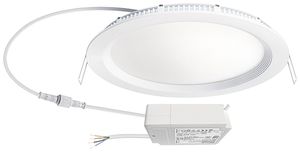 LED-Downlight ESYLUX ELSA-2 Ø240 DALI 18W 4000K, 1750lm, weiss