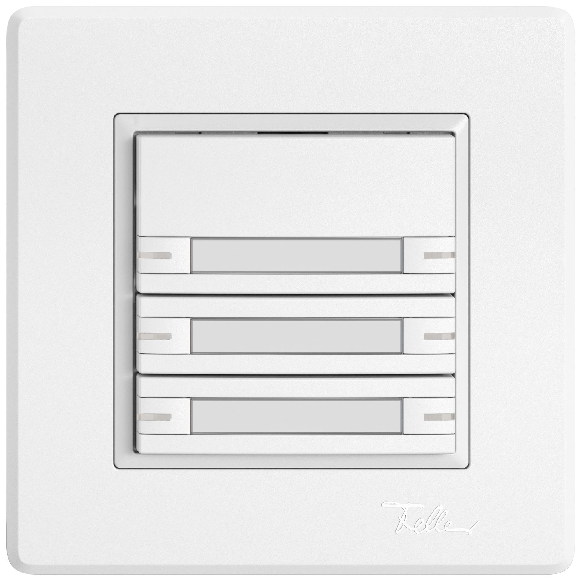 Poussoir KNX RGB ENC EDIZIO.liv SNAPFIX® capteur temp.RGB-LED étiqu.6×com.1T bc