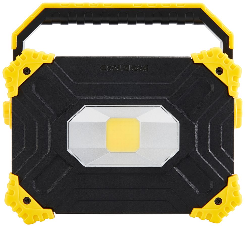Projecteur LED Sylvania SylWork 10W 900lm 4000K IP54 IK06 noir/jaune