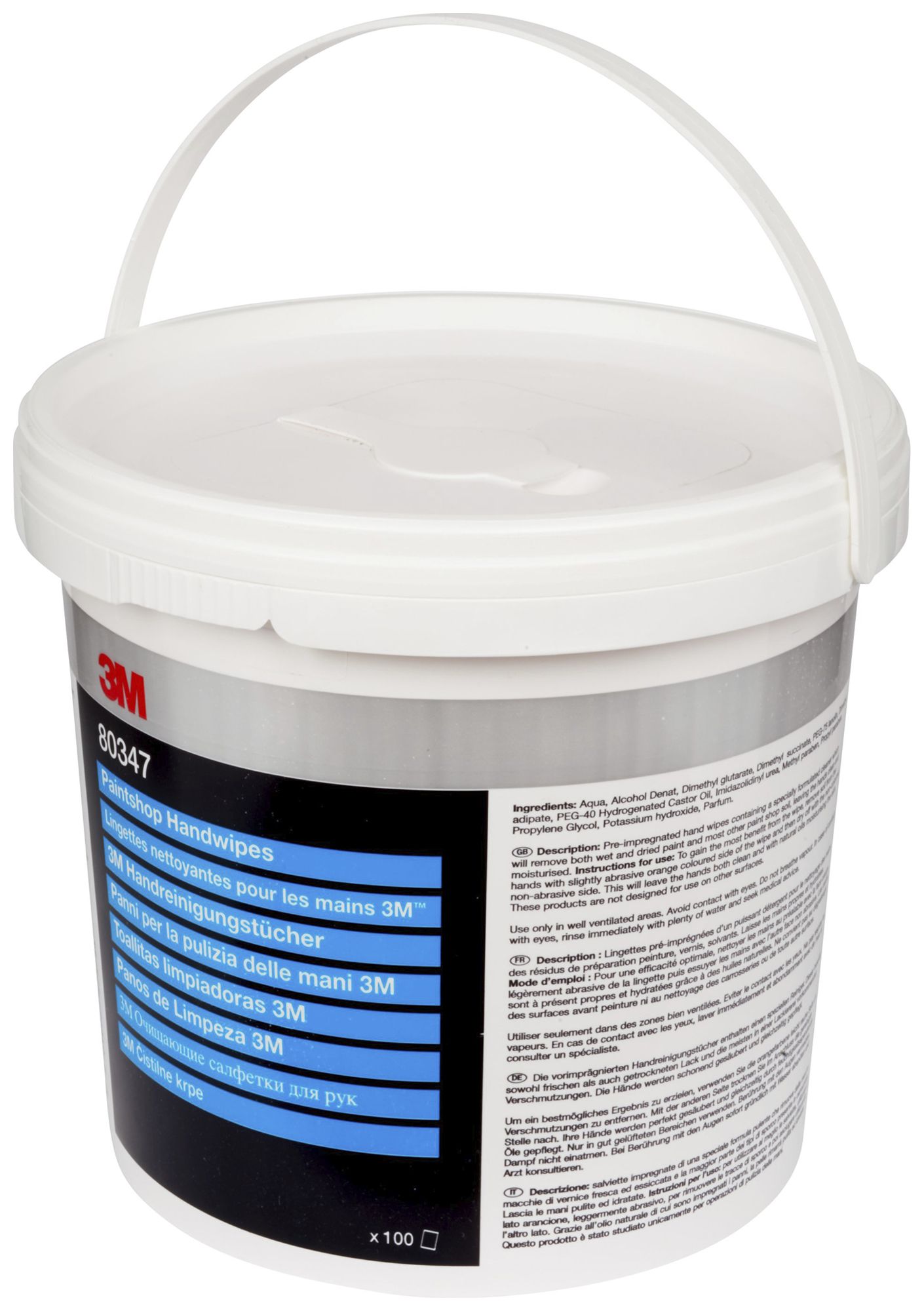 Handreinigungstücher 3M Eimer à 100 Stk