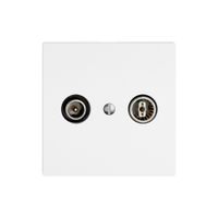 Prise antenne TV-R EDIZIO.liv SNAPFIX® prise de passage 19dB bc