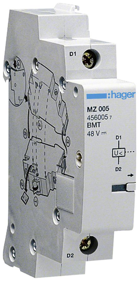 Unterspannungsauslöser Hager 48V DC Schraubanschluss