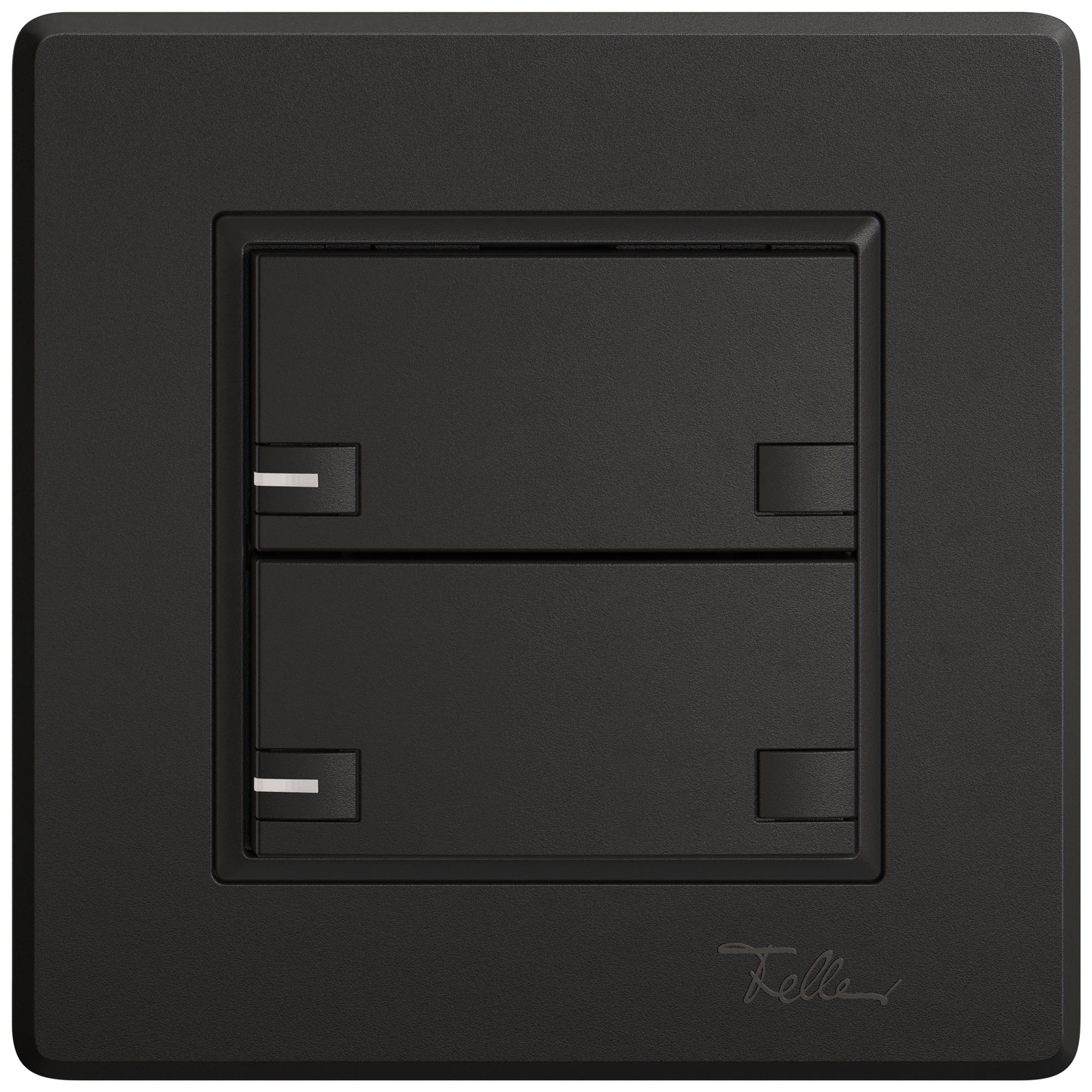 Poussoir KNX RGB ENC EDIZIO.liv SNAPFIX® capteur temp.RGB-LED 2× comm.2T no