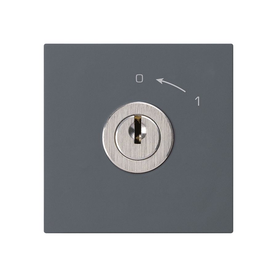 Contact pivotant 0<-1/1L anthracite KAL avec serrure Kaba 8