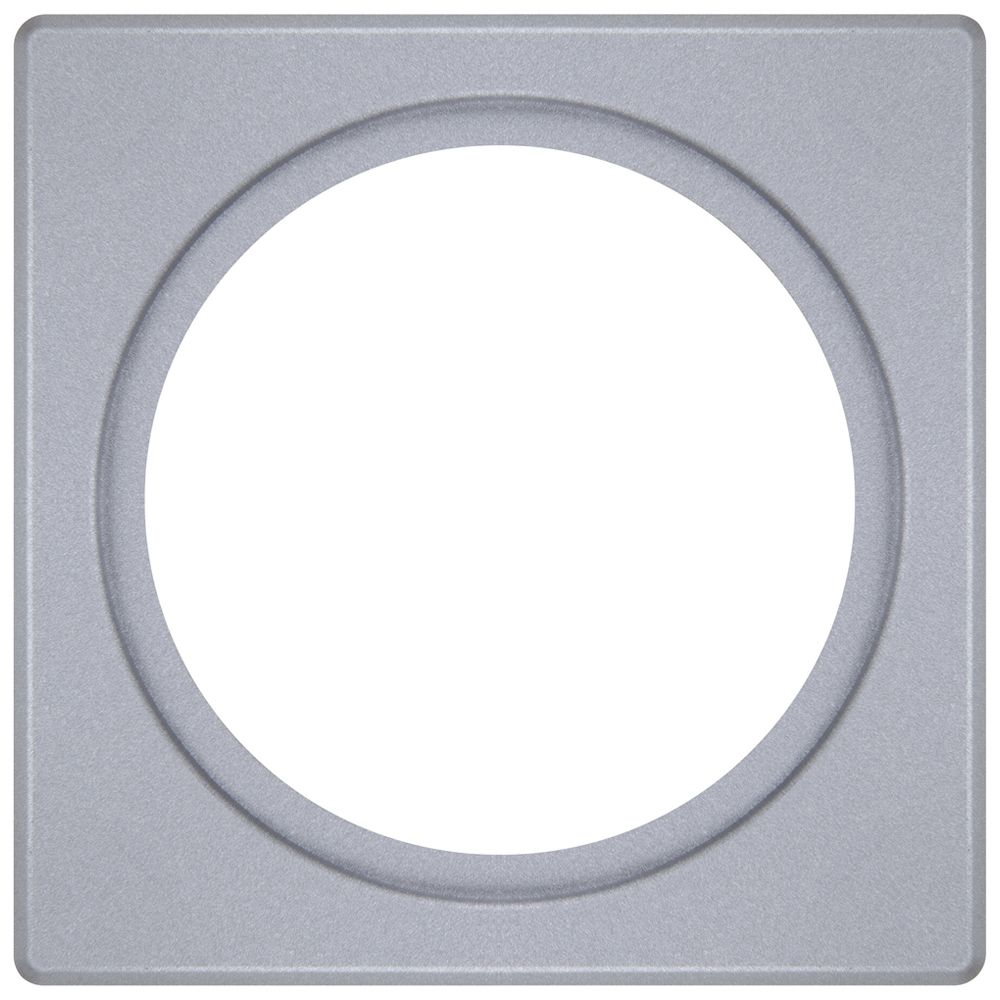 Plaque de recouvrement LEDVANCE FRAME acier 100×100mm 1×Ø68mm argent