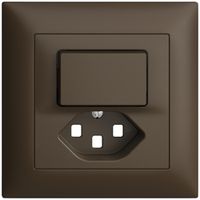 Kit frontale INC EDIZIOdue coffee 88×88mm T23