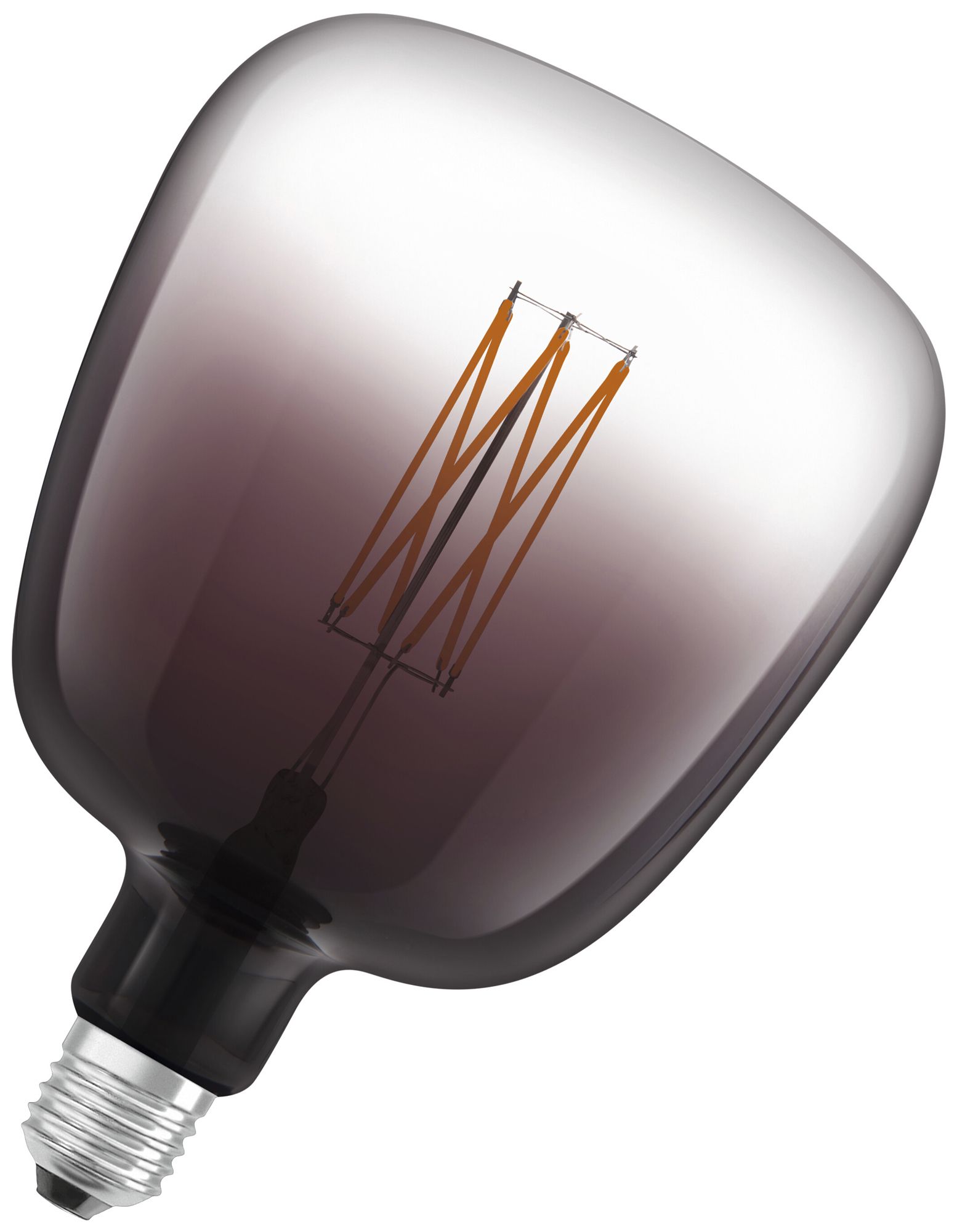 LED-Lampe LEDVANCE GLOBE140 E27 4.5W 150lm 1600K DIM 200mm klar grau