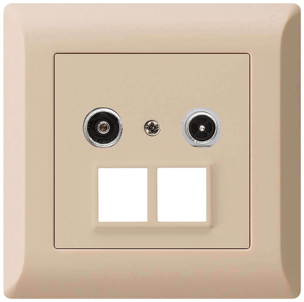 UP-Multimediadose kallysto.line R/TV 23dB 2GHz beige