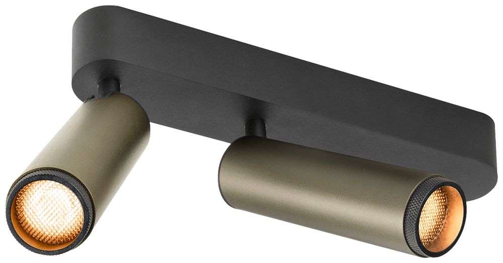 Spot LED SLV GRIP SPOT M 28W 2920lm 2700K WB REG 274×147×106mm nero/bronzo