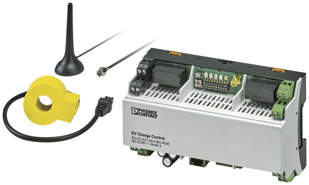 Régulateur de charge e-mobility AMD PX EV-CC-AC1-M3-CBC-RCM-ETH-3G
