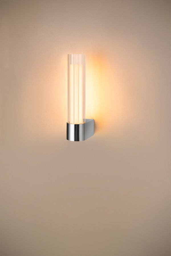 Applique LED SLV LYGANT single 8W 560lm 3000K IP44 326×75mm chrome