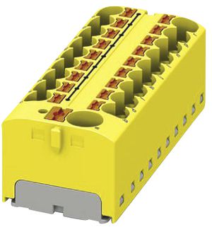 Verteilerblock PX PTFIX 10/18X4 YE