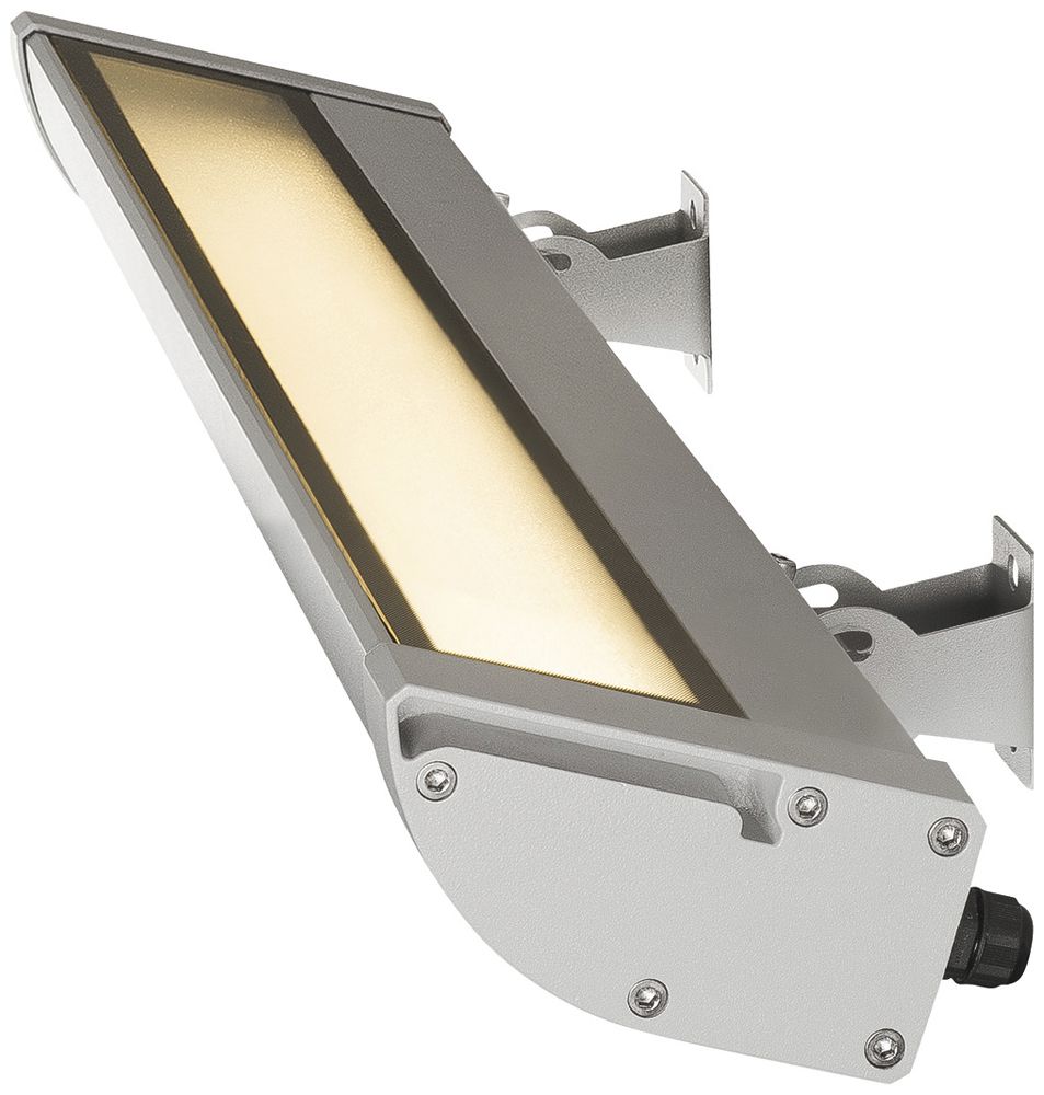 Applique LED SLV VANO WING 25W 1400lm 3000K IP65 DALI 635mm 120° gris