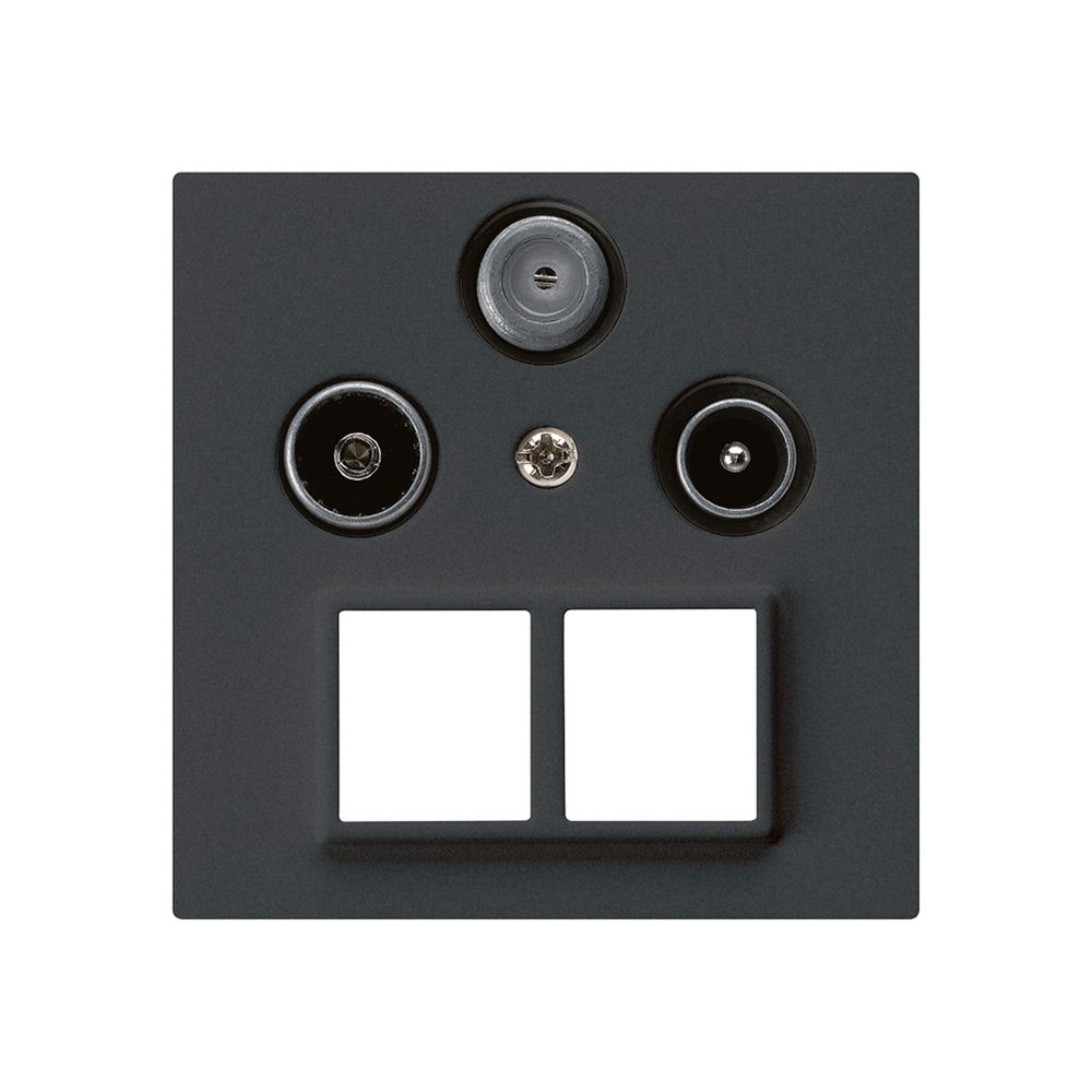 UP-Antennendose R/TV/SAT HMS kallysto A schwarz