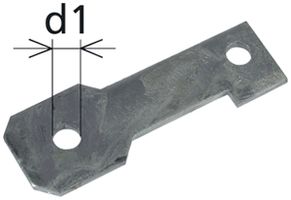 Anschlussbügel DEHN/elvatec SE AB EXFS IF3 G 14 gerade